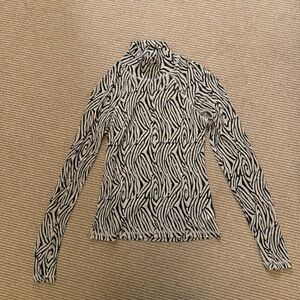 Nanushka tiger print sheer tiger print size medium